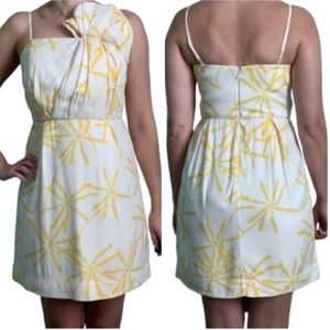 Sariah cream with yellow sunburst sundress sz 6